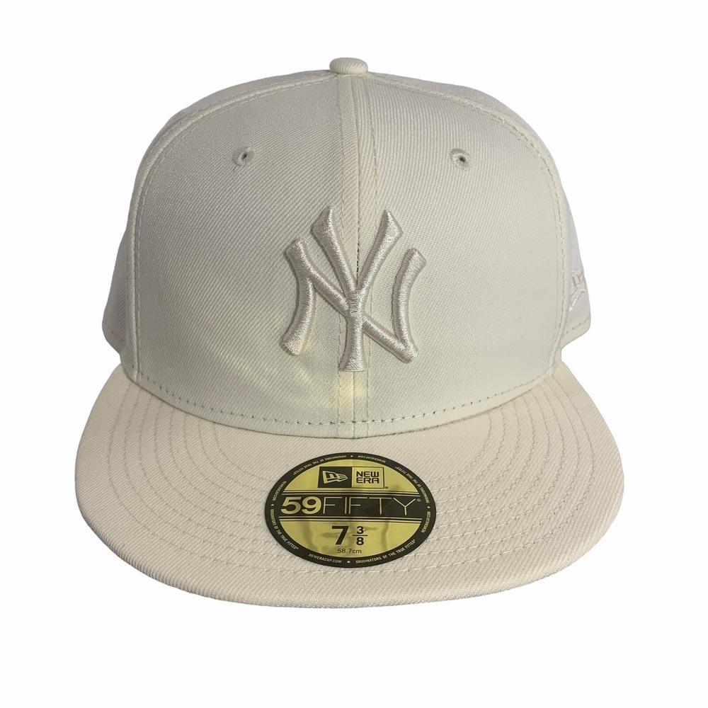 New York Yankees New Era 59FIFTY MLB Chrome Pack Gray UV Fitted Hat Size 7 1/8